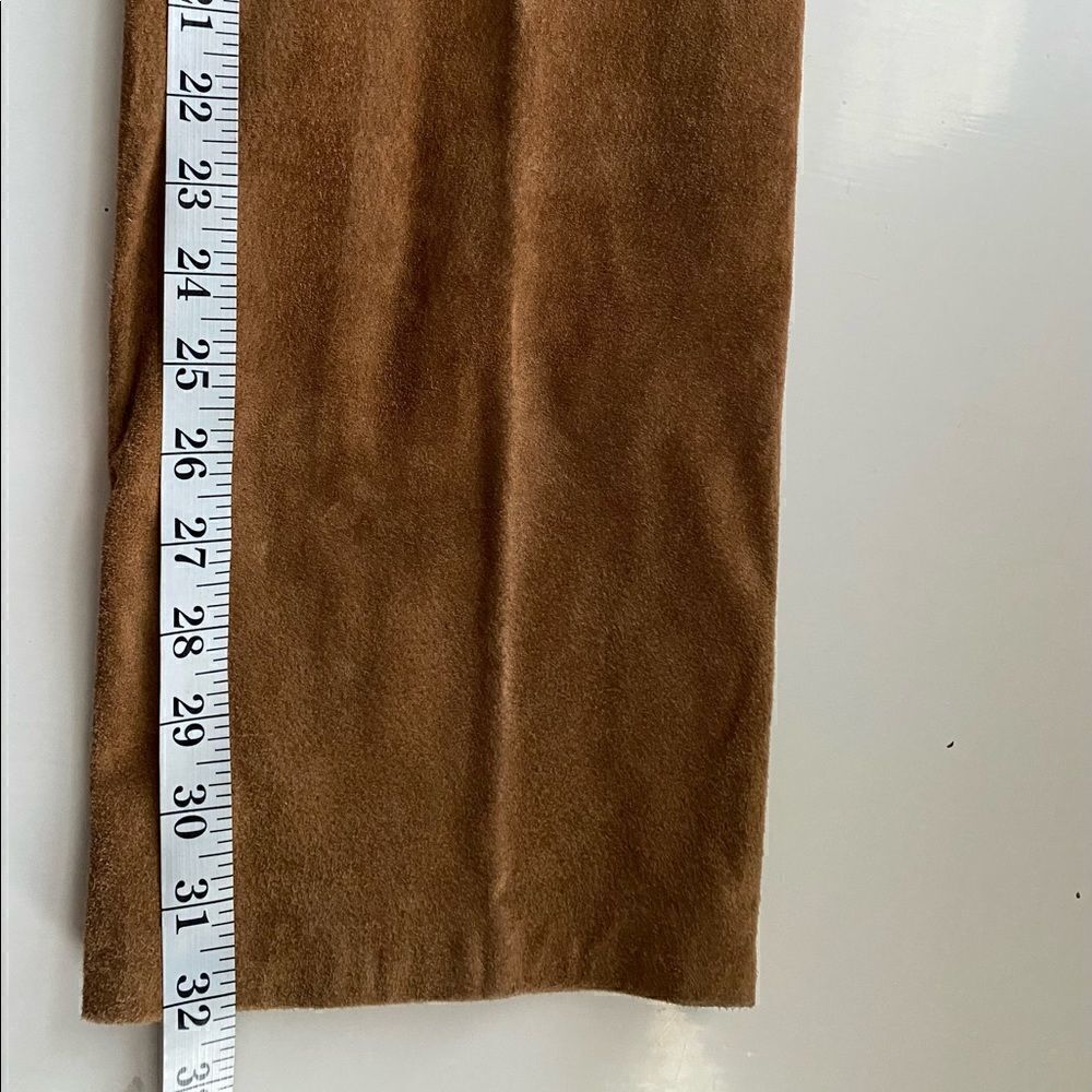 Bernardo Tan Real Suede Pants Size 8 New with tags - Picture 12 of 16